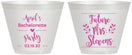 Custom Bachelorette 9 oz Wine Frosted Cups - Future Mrs | 60037