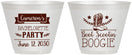 Custom Bachelorette 9 oz Wine Frosted Cups - Cowgirl | 60040