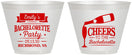 Custom Bachelorette 9 oz Wine Frosted Cups - Cheers | 60052