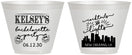 Custom Bachelorette 9 oz Wine Frosted Cups - New Orleans | 60066