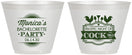 Custom Bachelorette 9 oz Wine Frosted Cups - Epic Night Of Cocktails | 60071