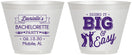Custom Bachelorette 9 oz Wine Frosted Cups - New Orleans | 60084
