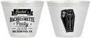 Custom Bachelorette 9 oz Wine Frosted Cups - Rip Single Life | 60096