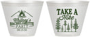 Custom Bachelorette 9 oz Wine Frosted Cups - Camping | 60098