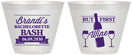 Custom Bachelorette 9 oz Wine Frosted Cups - Wine | 60099