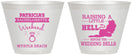 Custom Bachelorette 9 oz Wine Frosted Cups - Raising A Little Hell | 60104