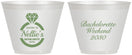 Custom Bachelorette 9 oz Wine Frosted Cups - Ring | 60115