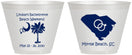 Custom Bachelorette 9 oz Wine Frosted Cups - South Carolina | 60117