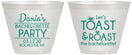 Custom Bachelorette 9 oz Wine Frosted Cups - Toast And Roast | 60153