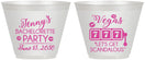 Custom Bachelorette 9 oz Wine Frosted Cups - Las Vegas | 60170