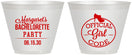 Custom Bachelorette 9 oz Wine Frosted Cups - Official Girl Code | 60176