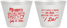Custom Bachelorette 9 oz Wine Frosted Cups - Before She Says I Do | 60179