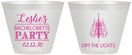 Custom Bachelorette 9 oz Wine Frosted Cups - Lights | 60188