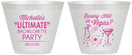 Custom Bachelorette 9 oz Wine Frosted Cups - Raising Hell In Vegas | 60196