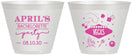 Custom Bachelorette 9 oz Wine Frosted Cups - Las Vegas | 60198