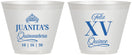 Custom Quinceanera 9 oz Wine Frosted Cups - Mis Quince Anos | 70003