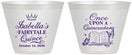 Custom Quinceanera 9 oz Wine Frosted Cups - Once Upon A Quince | 70013