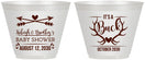 Custom Baby Shower 9 oz Wine Frosted Cups - It’s A Buck Antler | 90000