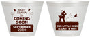 Custom Baby Shower 9 oz Wine Frosted Cups - Little Deer On The Way | 90011