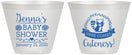 Custom Baby Shower 9 oz Wine Frosted Cups - Racoon Cuteness | 90037