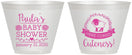 Custom Baby Shower 9 oz Wine Frosted Cups - Lamb Cuteness | 90038