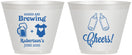 Custom Baby Shower 9 oz Wine Frosted Cups - Babies Are Brewing | 90080