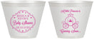 Custom Baby Shower 9 oz Wine Frosted Cups - Princess Coming Soon | 90085