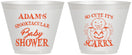 Custom Baby Shower 9 oz Wine Frosted Cups - So Cute Halloween | 90088