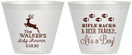 Custom Baby Shower 9 oz Wine Frosted Cups - Rifle Racks Deer Tracks | 90128