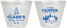 Custom Baby Shower 9 oz Wine Frosted Cups - Little Camper | 90129