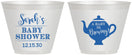 Custom Baby Shower 9 oz Wine Frosted Cups - Baby Is Brewing | 90172
