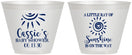 Custom Baby Shower 9 oz Wine Frosted Cups - Sunshine | 90179
