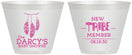 Custom Baby Shower 9 oz Wine Frosted Cups - Tribe Member | 90183