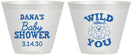Custom Baby Shower 9 oz Wine Frosted Cups - Lion Wild About You | 90186
