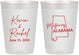 Personalized Wedding 10 oz Frosted Cups - Alabama | 100