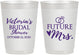 Personalized Bridal Shower 10 oz Frosted Cups - Future Mrs | 100012