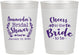 Personalized Bridal Shower 10 oz Frosted Cups - Cheers To The Bride | 100014