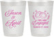 Personalized Engagement 10 oz Frosted Cups - We Are Engaged | 10003