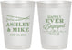 Personalized Engagement 10 oz Frosted Cups - Happily Ever Engaged | 10006