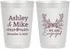 Personalized Engagement 10 oz Frosted Cups - We Are Engaged | 10009