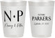 Personalized Engagement 10 oz Frosted Cups - Future | 10010