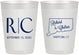 Personalized Wedding 10 oz Frosted Cups - Connecticut | 106