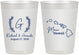 Personalized Wedding 10 oz Frosted Cups - Hawaii | 110