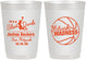 Personalized Bar Mitzvah 10 oz Frosted Cups - 13th Birthday Basketball | 110000