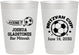 Personalized Bar Mitzvah 10 oz Frosted Cups - 13th Birthday Soccer | 110008