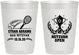 Personalized Bar Mitzvah 10 oz Frosted Cups - 13th Birthday Tennis | 110011