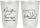 Personalized Wedding 10 oz Frosted Cups - Maryland | 119