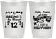 Personalized Bat Mitzvah 10 oz Frosted Cups - 12th Birthday Hollywood | 120006