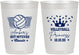 Personalized Bat Mitzvah 10 oz Frosted Cups - 12th Birthday Volleyball | 120015