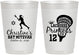 Personalized Bat Mitzvah 10 oz Frosted Cups - 12th Birthday Lacrosse | 120017